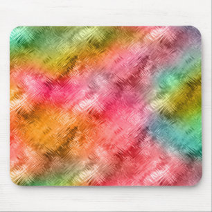 Farbiges Kristallglas-Muster Mousepad