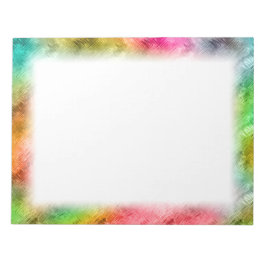 Farbiges Kristallglas-Muster Notizblock