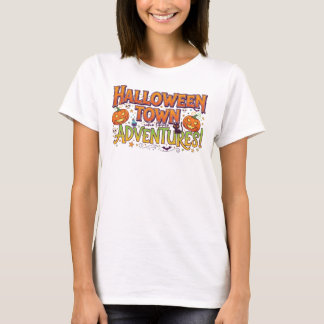 Farbiges Kürbis- und Fledermaus-Grafik-T-Shirt T-Shirt