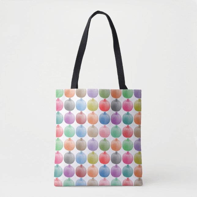 Farbiges Kürbismuster Tasche (Vorderseite)
