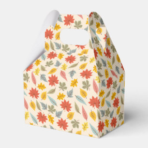 Farbiges Leaf Fall Pattern Geschenkschachtel
