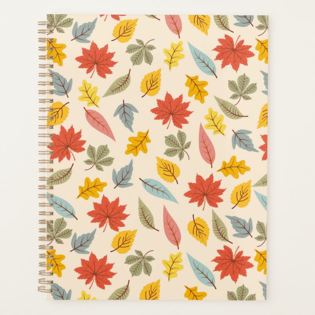 Farbiges Leaf Fall Pattern Planer (Vorderseite)