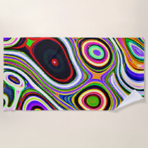 Farbiges, lebhaftes Abstraktionsmuster