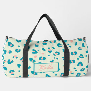 Farbiges Leopard-Muster Duffle Bag