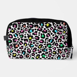 Farbiges Leopard-Muster Waschbeutel
