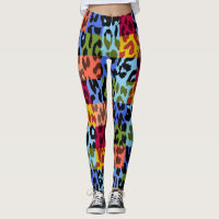 Farbiges Leopard-Skin-Muster #19