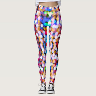 Farbiges Lichtmuster Leggings