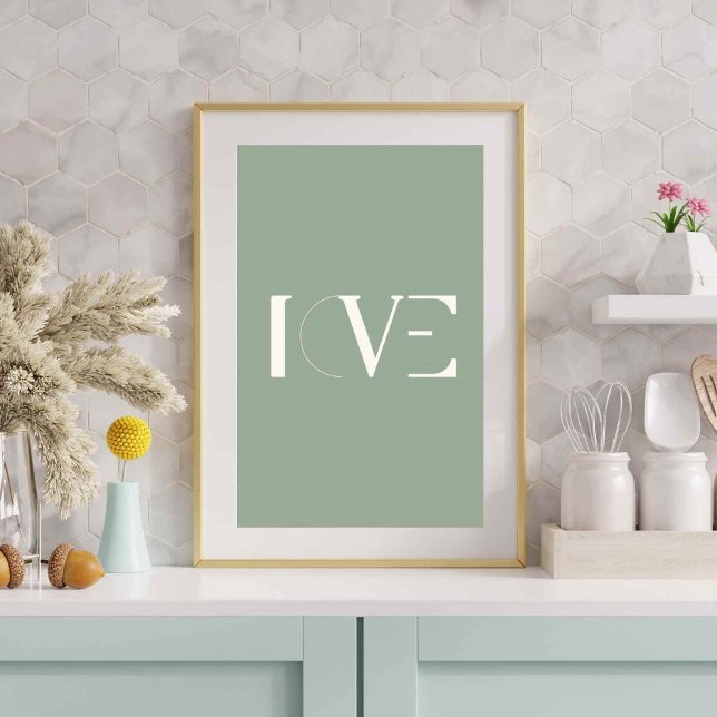 Farbiges Liebe Poster (Von Creator hochgeladen)