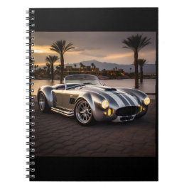 Farbiges Matte Race Car gedrucktes Notebook Notizblock