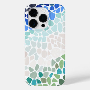 Farbiges Meerglas Case-Mate iPhone 14 Pro Hülle