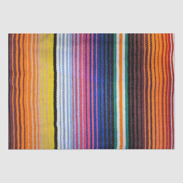 Farbiges mexikanisches Fiesta-Design Seidenpapier (Vorderseite)