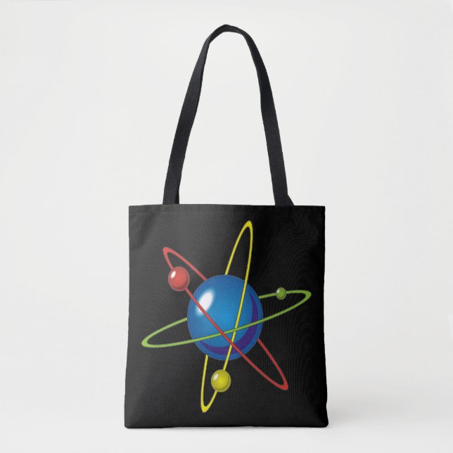 Farbiges Modell des Atom Tasche (Vorderseite)