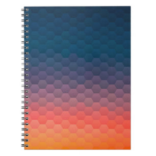 Farbiges Mosaik. Hintergrund des geometrischen Hip Notizblock