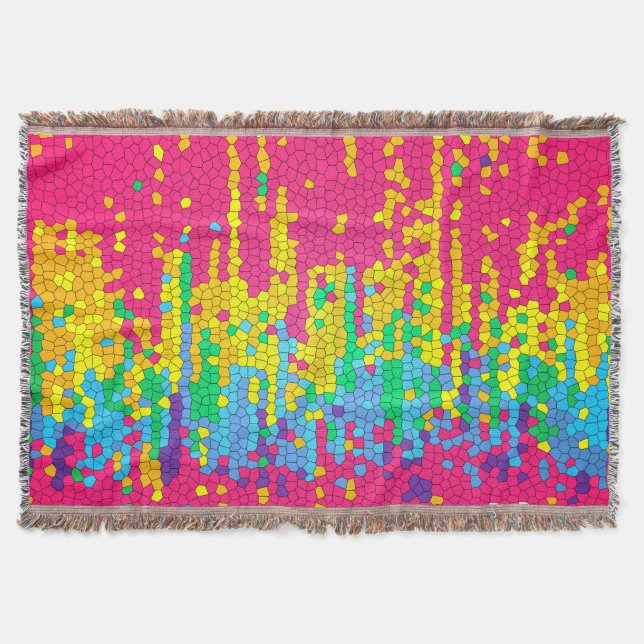 Farbiges Mosaikmuster Decke (Vorderseite)
