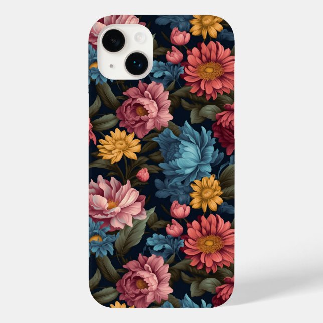 Farbiges Muster der Blume Case-Mate iPhone 14 Plus Hülle (Rückseite)