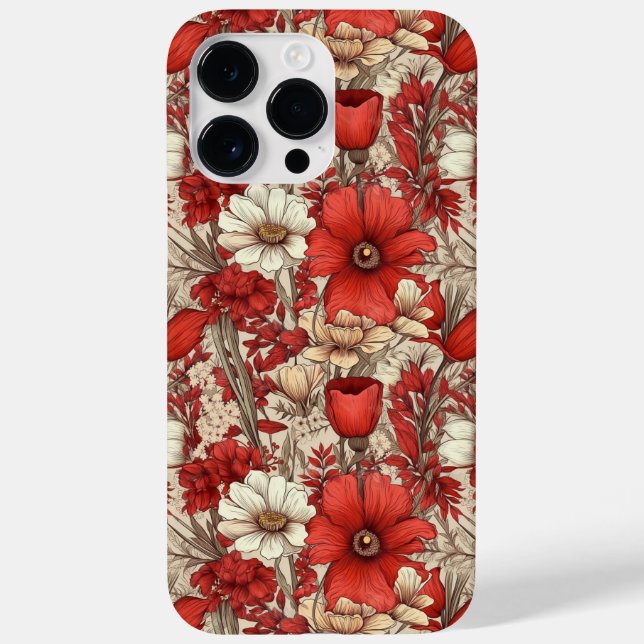Farbiges Muster der Blume Case-Mate iPhone 14 Pro Max Hülle (Rückseite)