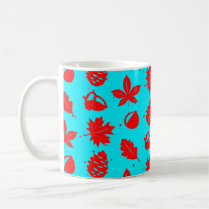 Farbiges Muster der grafischen Natur Kaffeetasse
