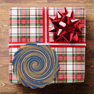 Farbiges Muster Ornament Karte