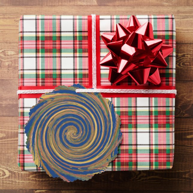 Farbiges Muster Ornament Karte (Insitu (Geschenk))