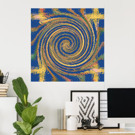 Farbiges Muster Poster