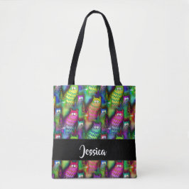 Farbiges Muster Tasche