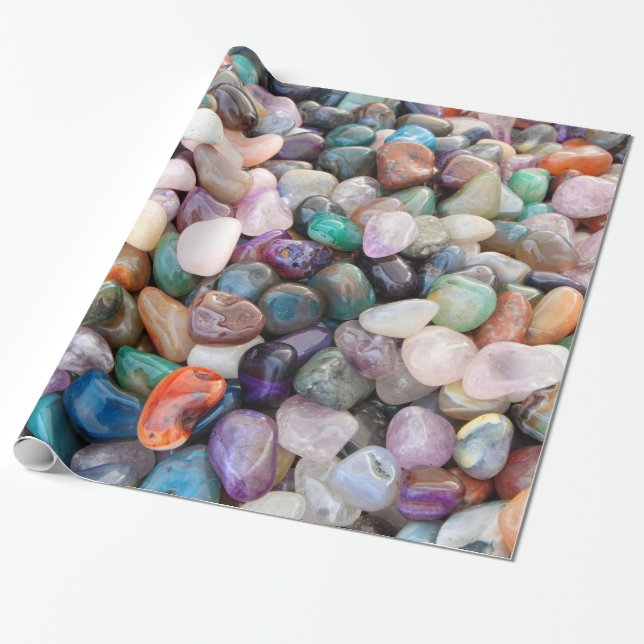 Farbiges Natursteine-Umschlagpapier Geschenkpapier (Ungerollt)