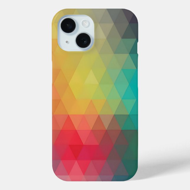 Farbiges Neon-Glas-Muster Case-Mate iPhone Hülle (Rückseite)