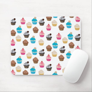 Farbiges Niedliches Cupcakes-Muster Mousepad