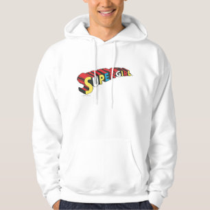 Farbiges Obergirl-Logo Hoodie