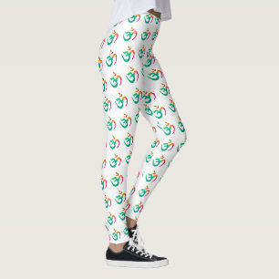 Farbiges OM-Zeichen Leggings
