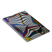 Farbiges optisches IllusionsNotebook