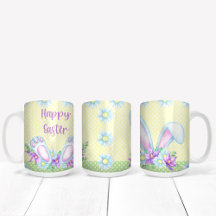 Farbiges Osterdesign mit sonnigen Ohren und Frühli