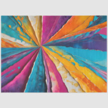 Farbiges Papier Collage Art Tissue Paper