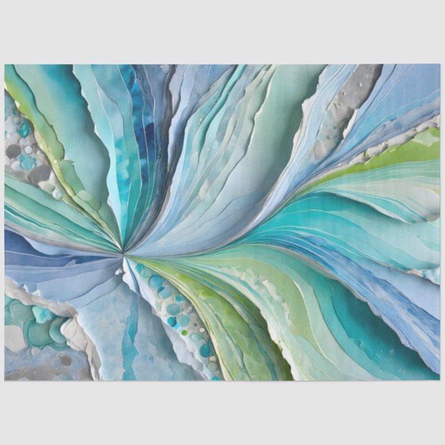 Farbiges Papier Collage Art Tissue Paper (Vorderseite)