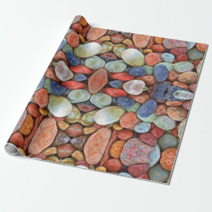 Farbiges Papier für das Wrapping von Kieselsteine Geschenkpapier