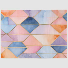 Farbiges Papier für die Glaskunsttafel