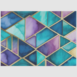 Farbiges Papier für die Glaskunsttafel