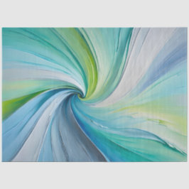 Farbiges Papier mit Ölmalereien