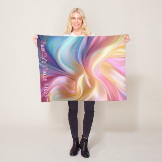 Farbiges Pastell-Seiden-Fleece-Decke Fleecedecke