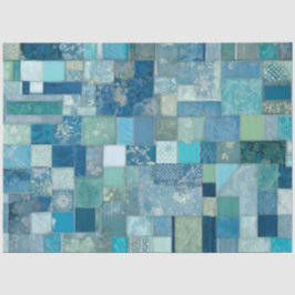 Farbiges Patchwork Quilt Art Tissue Paper Seidenpapier