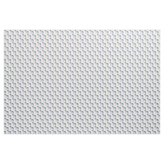Farbiges Pferdemuster auf Baumwollstoff Stoff (Yard (91,4 cm))
