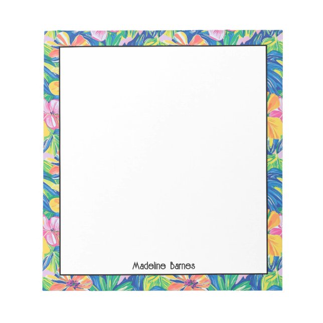 Farbiges Preppy Notepad Notizblock (Vorderseite)