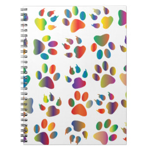 Farbiges Prismentier Notizblock