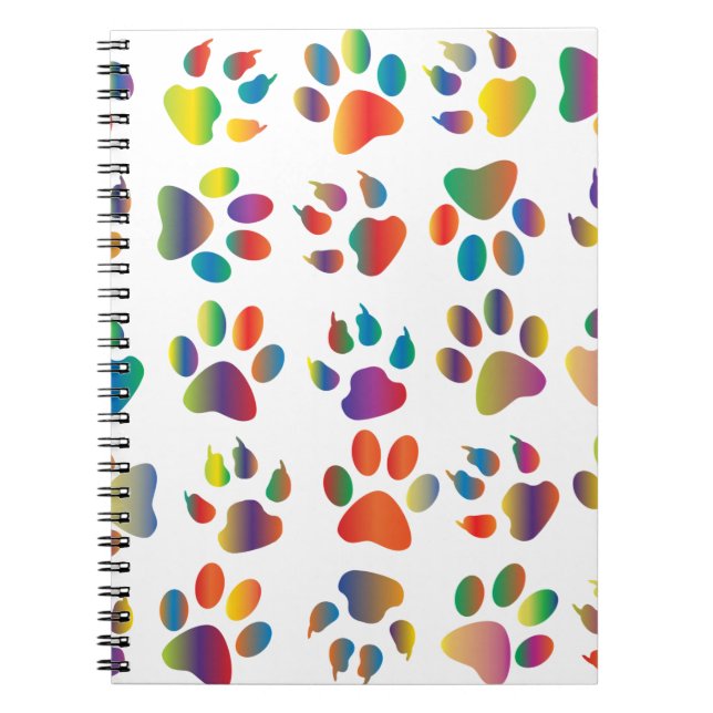 Farbiges Prismentier Notizblock (Vorderseite)