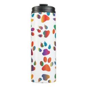 Farbiges Prismentier Thermosbecher
