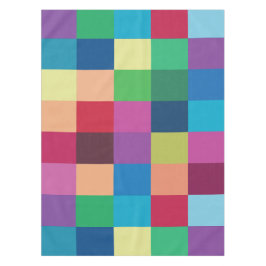 Farbiges Prüfbrettmuster Tischdecke