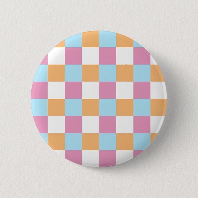 Farbiges Prüfplatinenmuster Button (Vorderseite)