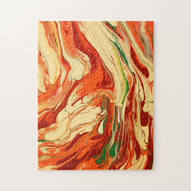 Farbiges psychedelisches Puzzle (Vertikal)