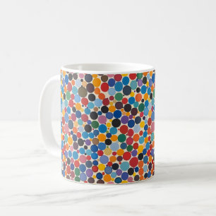Farbiges Punktmuster Kaffeetasse
