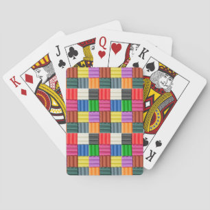 Farbiges Quadrat Spielkarten